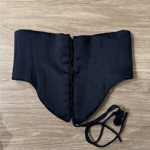 Navy Blue Corset by House of CB